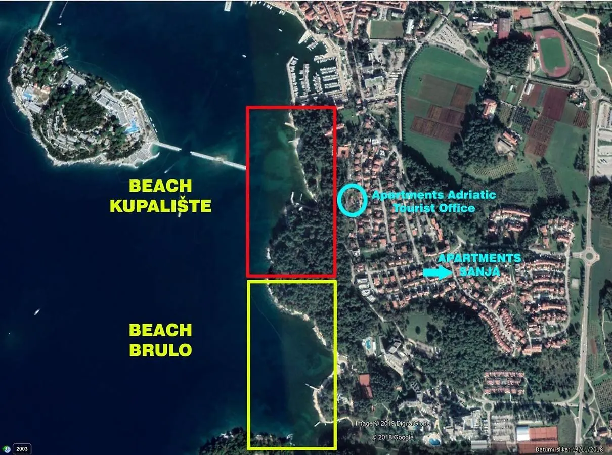 Apartments Sanja In One Of Favourite Part Of Porec Beach Area Kroatien