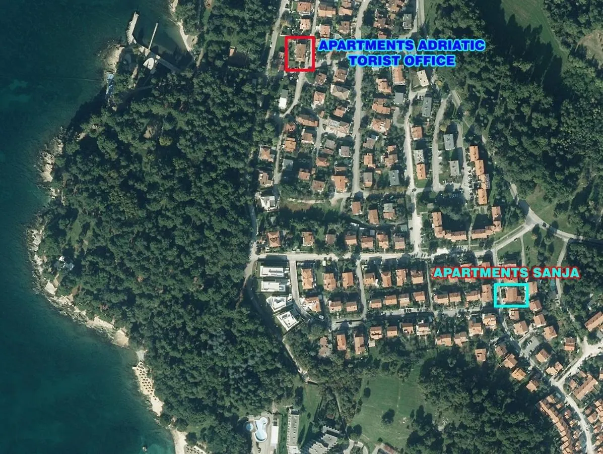 Gasthof Apartments Sanja In One Of Favourite Part Of Porec Beach Area